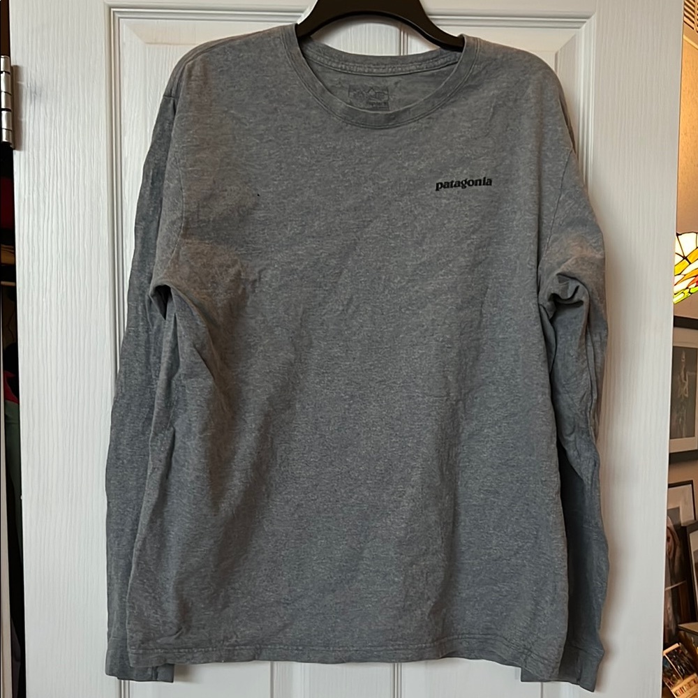 Patagonia Gray Long Sleeve Shirt